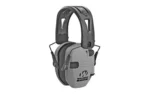 Walkers Game Ear Walker's Razor Tacti-Grip Ear Muffs -Battleship Gray 23NRR - alternate view 2