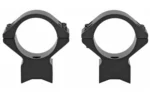 Talley Mounting Systems Talley Lightweight Alloy Scope Mounts - Black Anodized 1" - Medium Savage w/Accutrigger Stevens 200