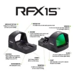 Viridian Green Laser Viridian RFX15 Green Dot Reflex Sight Shield Footprint FDE - alternate view 2
