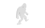 Birchwood Casey AR500 3/8" Steel 1 Hole Animal Silhouette Target - Yeti 1/ct - alternate view 2