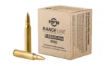 TRZ Trading Inc. PPU RangeLine Rifle Ammunition 5.56X45 NATO 55gr FMJBT 3240 fps 20/rd - alternate view 2