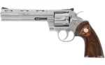 Colt Manufacturing Colt Python Handgun .357 Mag 6rd Capacity 6" Barrel Stainless Finish Wood Grips - alternate view 2