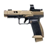 Century Arms Canik TTI Combat Handgun 9mm Luger 18rd Magazines (2) 4.6" Barrel Black and Bronze with Mecanik M03 Optic