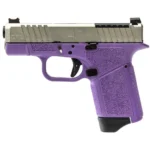GForce Arms GF9 Rapture Subcompact OR Handgun 9mm Luger 12rd Magazine 3.25" Barrel Purple Frame Nickel Slide - alternate view