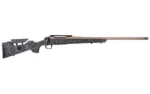 CVA Cascade LR Hunter Rifle 7mm Rem Mag 4rd Magazine 24" 5/8x24 Threaded Barrel Black with Smoke Bronze Web - alternate view