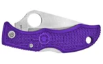 SPYDERCO LADYBUG3 PURPLE FRN PLAIN - alternate view 2