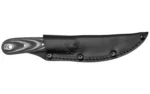 SPYDERCO BOW RVR G-10 BLK/WTE W/STH - alternate view 2
