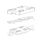 Burris Company Inc. Burris Speedbead Mount for Fastfire Series Red Dots / Universal Vent Rib - alternate view 2