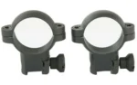 Burris Company Inc. Burris Deluxe Solid Steel .22 Rings 1" High 0.95" Actual Height - Matte - alternate view 2