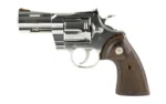 Colt Manufacturing Colt Python Handgun .357 Mag 6rd Capacity 3" Barrel Stainless Finish Wood Grips - alternate view 2