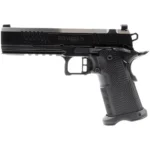 Alpha Foxtrot AF1911 Romulus Handgun 9mm Luger 17 & 20rd Magazines 5" Bull Barrel Polished DLC Black RMSc Cut - alternate