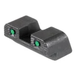Ameriglo Tritium 2-Dot Handgun Night Sights .240" Square Notch with Serration Hellcat OSP Green with Black - alternate view 3