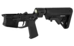 Shield Arms SA-15 Complete Folding Lower Receiver w/Rifle Stock - Black - alternate view 3