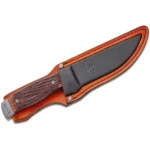 Battenfeld Knives Old Timer Frontier Fixed Blade Knife 5" Drop Point Blade Wood Box - alternate view 3