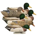 Higdon Outdoors Hidgon Magnum Mallard Foam Filled Flocked Heads Duck Decoys 6/ct with Slot Bag - alternate view 3