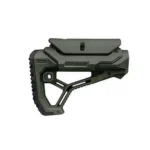 FAB DEFENSE INC. Fab Defense GL-CORE CP Buttstock with Adjustable Cheek-Rest for Milspec and Commercial Tubes OD Green