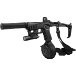 Recover Tactical 20/20N Stabilizer Kit for Glock with Angled Magwell with Brace Black - alternate view 3