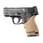 Hogue Inc. Hogue OverMolded Rubber Grip Extension Base Pad for S&W M&P 40 Shield 7rd Magazines FDE - alternate view 3