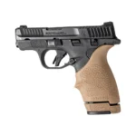 Hogue Inc. Hogue OverMolded Rubber Grip Extension Base Pad for S&W M&P Bodyguard 2.0 12rd Magazines FDE - alternate view 3