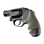 Hogue Inc. Hogue Overmolded Rubber Tamer Grip S&W Round Butt J-Frame Centennial Revolvers & Polymer M&P Bodyguard 38 OD Green