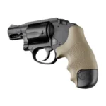 Hogue Inc. Hogue Overmolded Rubber Tamer Grip S&W Round Butt J-Frame Centennial Revolvers & Polymer M&P Bodyguard 38 FDE