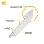 Outdoor Edge 3.0" Drop-Point Blade Dispenser Stainless 12 Blades - alternate view 3