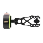 Pure Archery Group Black Gold Rush Archery Sight 5 .019 Pins 4" Dovetail with 3rd Axis Micro .019 RH Black - alternate view 3