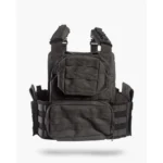 10 Ring Guard Dog Sheppard Body Armor Plate Carrier Black Quick Release - alternate view 3