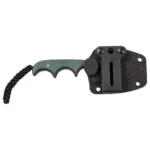 Columbia River Knife & Tool CRKT Minimalist Spear Point Fixed Knife 2-1/8" Spear Point Blade Green - alternate view 3