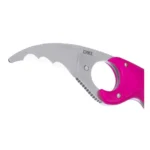 Columbia River Knife & Tool CRKT Bear Claw Fixed Knife 2-2/5" Hawkbill Blade Pink - alternate view 3