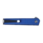 Columbia River Knife & Tool CRKT CEO Microflipper Folding Knife 2-1/5" Sheepsfoot Blade Blue - alternate view 3
