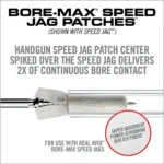 Real Avid Bore-Max Speed Jag Patches Refill Pack 8'' .22 - .30 cal - alternate view 3