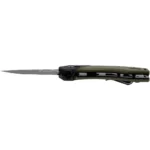 Rock Ridge Outdoors Telum Scorch Tactical Automatic Folding Knife 3-1/2" Drop Point Blade OD Green - alternate view 3