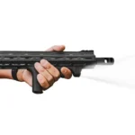 Viridian Green Laser Viridian 4LUX Close Quarters Grip Weapon Light 400 Lumen Black Ergonomic Grip M-LOK Mount - alternate