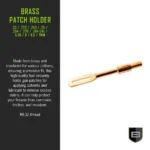 The Allen Company Inc. Breakthrough Clean Technologies Brass Patch Holder .22-.45 Cal - alternate view 3