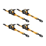 Gsm Muddy Retractable Ratchet Straps 1"x10 ft Orange 4/ct - alternate view 3