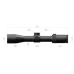ZeroTech Thrive Rifle Scope 3-9x40 30mm SFP ZeroPlex MOA Black - alternate view 3