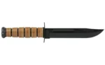 Ka-Bar Knives Inc. Ka-Bar Ka-Bar USMC Fixed Knife 7" Clip Point Blade Brown with Sheath - alternate view 3