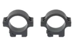 Leupold & Stevens Inc. Leupold Open Range Rimfire Cross-Slot Rings 30mm Medium Black - alternate view 3