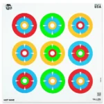 The Allen Company Inc. Allen EZ Aim Paper Targets 12" Fun Paper Plinking the Day Away 9/ct - alternate view 3