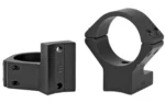 Talley Mounting Systems Talley Lightweight Alloy Scope Mounts - Black Anodized - 30mm - Medium Weatherby Vanguard - alternate