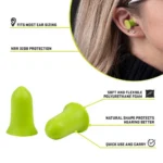 The Allen Company Inc. Allen ULTRX Tapered Foam Ear Plugs 32dB Lime 6 Pairs - alternate view 3