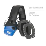 Westchester Protective Gear DBA PIP Global Safety Howard Leight Impact Sport Electronic Ear Muffs 22db Blue - alternate view