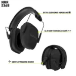 The Allen Company Inc. Allen ULTRX Shield Passive Earmuff 23dB Midnight Grey - alternate view 3