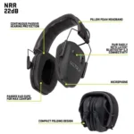 The Allen Company Inc. Allen ULTRX Bionic Bluetooth Earmuff 22dB Midnight Grey - alternate view 3