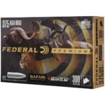 Federal Cartridge Co. Federal Premium Cape-Shok Rifle Ammunition .375 H&H 300 gr TBBC 2400 fps - 20/ct - alternate view 3