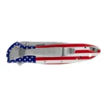 Kershaw Knives Kershaw Leek Folding Knife 3" Drop Point Blade USA Flag - alternate view 3