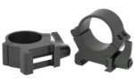 Leupold & Stevens Inc. Leupold 2-Piece Precision-Fit QRW2 Weaver-Style Rings 1" Medium - Matte Black - alternate view 3