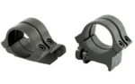 Weaver Quad Lock Detachable Scope Rings 1" High Extension Matte - alternate view 3