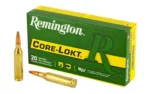 Remington Arms Co. Inc. Remington Core-Lokt Rifle Ammunition .243 Win 100 gr PSP 2960 fps 20/ct - alternate view 3